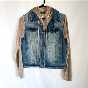 Wallflower Velvet and Jean jacket